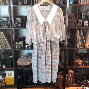 VTG Plus Sz Teacher Dress